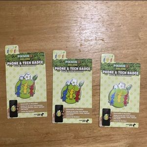 Pikmin 3 Deluxe Target Exclusive Phone & Tech Badge.
